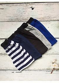 Combo 2 quần short trẻ em từ 10-30kg - Cotton thiên nhiên - 2 màu ngẫu nhiên
