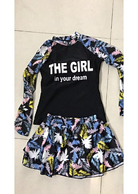 Set Váy Bơi Đi Biển Nữ Dài Tay