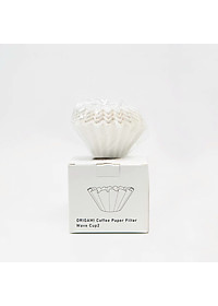 Giấy lọc 50 tờ hình tròn Wave cho phễu kalita 155 185 ORIGAMI