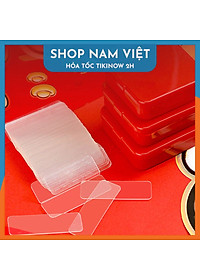 Hộp 60 Miếng Keo Nano 2 Mặt Trong Suốt Chống Nước, Không Để Vết Keo