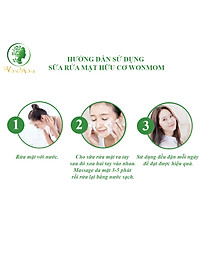 Bộ chăm sóc mẹ đẹp như tiên, giúp da mặt sáng khỏe và trắng hồng mịn màng Wonmom (1 sữa rửa mặt hữu cơ+ 1 kem nghệ tươi)