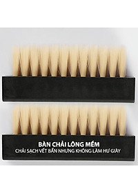 Bộ Vệ Sinh Giày Dép Làm Sạch Chuyên Sâu Giặt Giày gồm 1 bình xịt tạo bọt dung tích 150ml, 1 khăn mềm, 1 bàn chải mềm