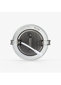 Đèn âm trần Downlight Đổi màu Viền Bạc D AT10L ĐM 110 9W 