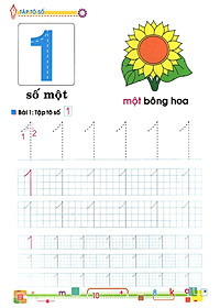 Tủ Sách Bé Vào Lớp Một - Tập Tô Số Lớp 1