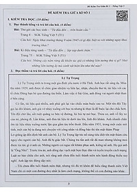 Combo Sách - Đề kiểm tra Tiếng Việt 5 học kì I + II