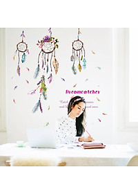 Decal dán tường Dreamcatcher Amy DKN78 - 2 bộ (105 x 200 cm)