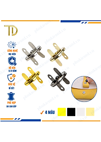 Nút hít nam châm túi xách, Nút nam châm túi xách, Nút nam châm gắn túi mạ điện độ bền 5-8 năm