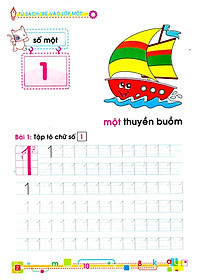 Tủ Sách Cho Bé Vào Lớp 1 - Bé Tập Đếm Và Tập Tô