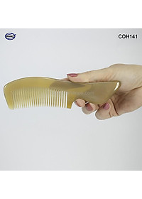 Lược sừng xuất Nhật (Size: M - 16cm) COH141 - Lược chuôi vát nhỏ có thể bỏ túi - Chăm sóc tóc