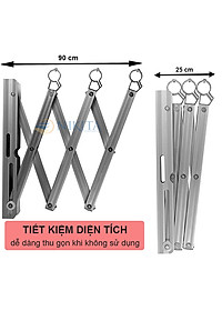 Giàn phơi quần áo xếp gọn - Giàn phơi thông minh gắn tường - Chính hãng NIKITA