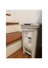 Thùng rác đạp chữ nhật Inochi 10L (tiêu chuẩn Nhật Bản)