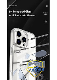 Ốp lưng cho iPhone 16 Pro Max, iPhone 16 Pro, iPhone 16 Plus, iPhone 16 hiệu LIKGUS trong suốt bảo vệ camera, chống ố, chống sốc cao cấp - Hàng chính hãng.