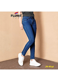 Quần Jean Nữ Cao Cấp Fujiwa - JN. Quần Lưng Cao Ống Đứng, chất jean co giãn tốt Rất Đẹp phù hợp với mọi lứa tuổi