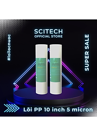 Combo 2 lõi lọc nước số 1 PP 10 inch 5 micron dùng trong máy lọc nước Nano/UF/RO, bộ lọc thô - Hàng chính hãng