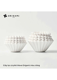 Giấy lọc 50 tờ hình tròn Wave cho phễu kalita 155 185 ORIGAMI