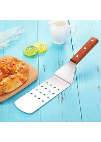 Stainless Steel Metal Griddle Spatula Griddle Accessories Hamburger Turner Scraper Pancake Flipper Great for BBQ Grill
