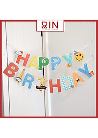 Dây cờ trang trí / Dây cờ treo Sinh nhật – Happy birthday dùng để trang trí nhiều mẫu
