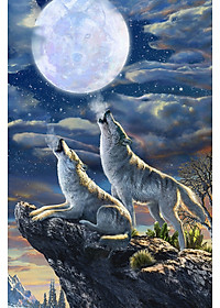 Tranh Xếp Hình Random Cut 750 Mảnh Minh Châu – Full Moon (40x60cm)