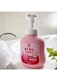 Combo sữa tắm gội toàn thân Arau Baby 450ml (Mua chai tặng túi)