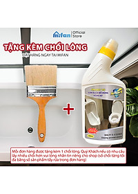 Làm Sạch Tẩy Trắng Đồ Dùng Bằng Sứ SMART TS - Bồn Cầu, Bồn Tắm, Bồn Rửa - Trắng Ngay Sau 5 Phút Không Cần Cọ Rửa - Tặng Kèm Chổi Lông -                      