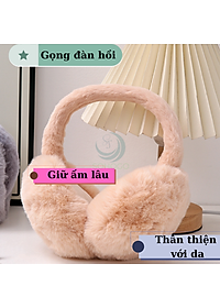 Bịt tai giữ ấm chống lạnh thời trang-Bịt tai giữ ấm chống lạnh thời trang-Chụp tai bông lông siêu dễ thương