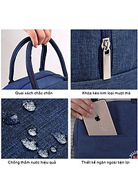 Túi Giữ Nhiệt Đựng Hộp Cơm 2 Ngăn – Chọn Màu Túi Giữ Nhiệt Đựng Cặp Lồng Cơm – Nhiều Màu – Chống Thấm Nước Chính Hãng