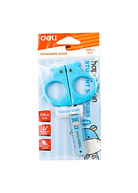 Kéo Thủ Công Học Sinh 128Mm Deli ,Hồng/Xanh - 1 Chiếc - E6032