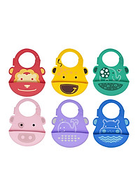 Yếm silicon ăn dặm cho bé Marcus & Marcus, từ 6 tháng