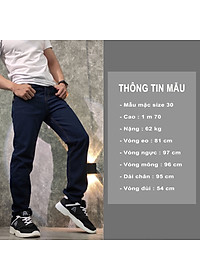 Quần jean nam ống suông MĐ Q62 màu xanh nhạt loại tốt