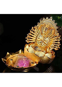 Tượng phật chuẩn đề nước hoa phong thủy ô tô