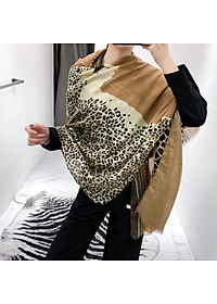 Khăn choàng quàng cổ thời trang họa tiết da báo SKC87