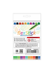 Túi 10 Bút gel B FlexStick Smooth Ink Pen Flexoffice FO-GELB08 - Mực tiêu chuẩn châu Âu