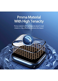 Miếng Dàn Màn Hình Dux Ducis Dành Cho Apple Watch 10/ 9 / 8 / 7 / 6 / 5 / 4 / SE / SE 2, Chất liệu PMMA, bộ 2 miếng_ Hàng chính hãng