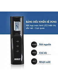 Máy Nén Ép Trị Liệu Suy Giãn Tĩnh Mạch Chân Nikio NK-287 - Massage Chân Bằng Công Nghệ Túi Khí Tân Tiến Với Áp Suất 50 Kpa - Tích Hợp Nhiệt Sưởi Ấm Đầu Gối - Tăng Tuần Hoàn Máu, Hỗ Trợ Cải Thiện Suy Giãn Tĩnh Mạch Và Đau Nhức Chân