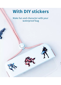 Túi chống nước waterproof cao cấp cho điện thoại 6.9 inch trở xuống chuẩn chống nước IPx8 hiệu WIWU Aqua không ảnh hưởng chất lượng ảnh chụp quay video - hàng nhập khẩu