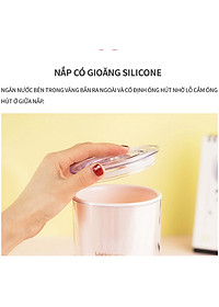 Ly Nhựa 2 Lớp LocknLock Double Wall Cold Cup Cherry Blossom 750ml HAP509