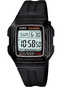 Đồng hồ unisex Chính Hãng Casio F-201WA-1ADF Dây Nhựa