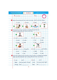 Phiếu Bài Tập Cuối Tuần Môn Tiếng Anh Lớp 4 (dùng chung cho các bộ sgk hiện hành)