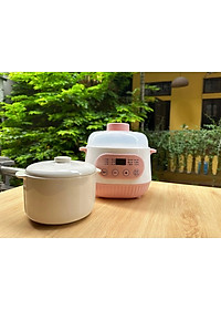 Nồi Nấu Cháo Chậm, Chưng Yến Dung Tích 1L Có Thể Hầm Xương, Nấu Cách Thủy Đa Năng Cho Gia Đình - Giao màu ngẫu nhiên - Hàng Chính Hãng