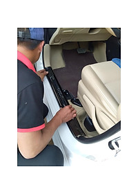 Ốp Bậc Cửa, nẹp bước chân Xe Toyota Vios 2014-2017, 2019- 2022, chất liệu Titan
