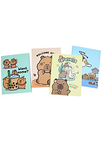Tập Học Sinh Capybara - 4 Ô Ly - 200 Trang 80gsm - The Sun (Mẫu Bìa Giao Ngẫu Nhiên)