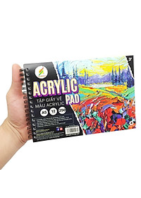 Tập Giấy Vẽ A5 Acrylic Pad Colormate ARTIST-OP (12 Tờ)