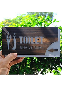 Bảng gỗ CARINA TB006- Bảng toilet- Bảng phòng vệ sinh- Bảng WC F06