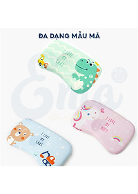 Gối cao su non trẻ em thiết kế công thái học cho bé từ 1-6 tuổi - Hàng cao cấp với ruột gối đục lỗ thoáng khí
