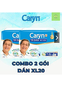 Combo 2 gói tã/bỉm dán người lớn size XL20 miếng