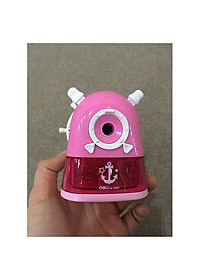 Gọt Bút Chì Quay Tay - Hình Bánh Lái Tầu - 0665 - Màu Hồng