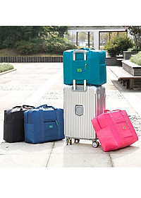 Túi đựng đồ du lịch đa năng gắn Vali kéo tiện dụng, đường may chắc chắn, độ bền cao (màu ngẫu nhiên) - Henrysa