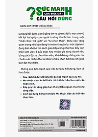 Sức Mạnh Của Việc Đặt Câu Hỏi Đúng (Tặng Kèm Bookmark Sáng Tạo)