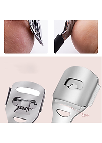 Dụng Cụ Chà Gót Chân Cây Mài Gót Chân Inox Tẩy Da Chết Làm Nail Kèm Dao Cạo