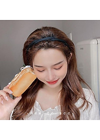 Băng đô nhựa dẻo gấp gọn bỏ túi, bờm cài tóc co giãn tiện lợi - tiemcuaxu